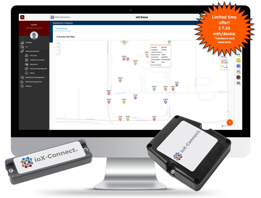 Best Asset Tracking Solutions-ioX-Connect 's Tracking Systems