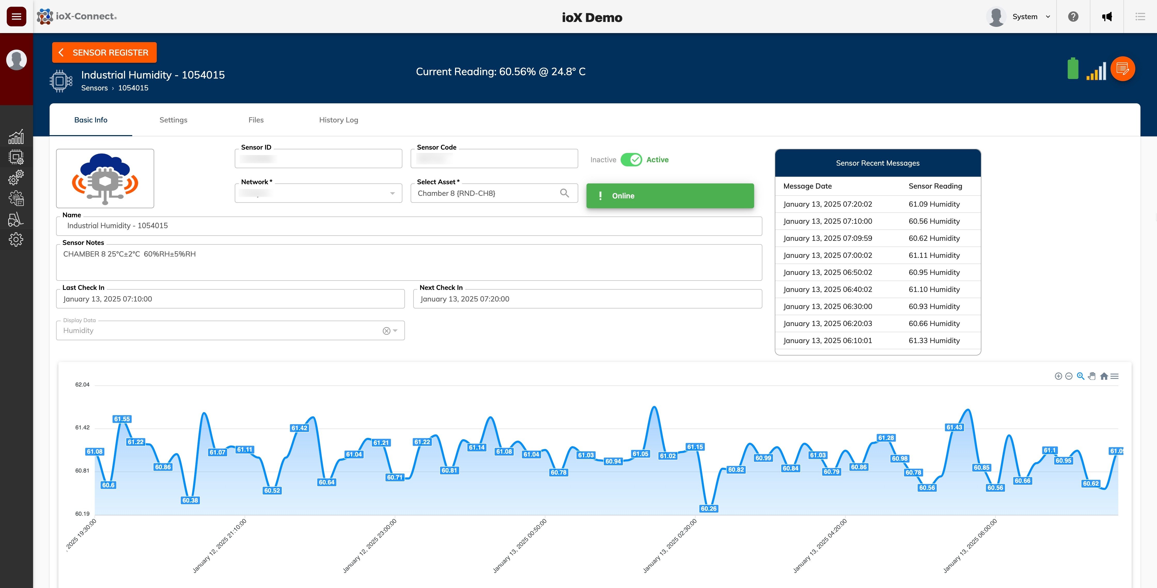 Wireless Humidity Sensor for Data Center and IT Facility Monitoring