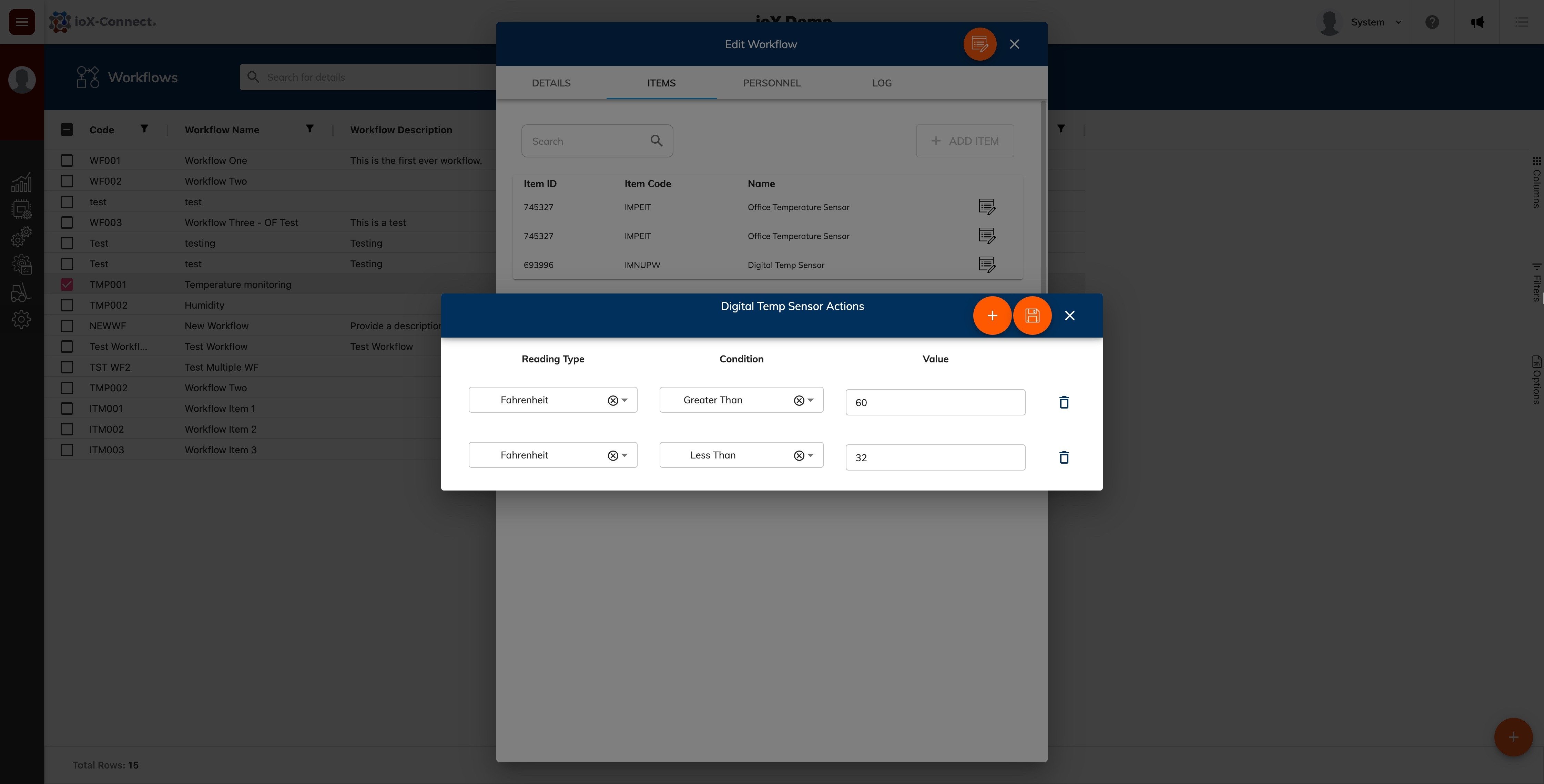 Temperature monitoring and notification software