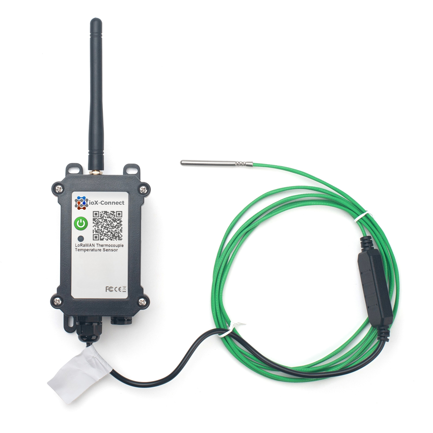 LoRaWAN TC01 Thermocouple Sensor-K-Type_Front-1