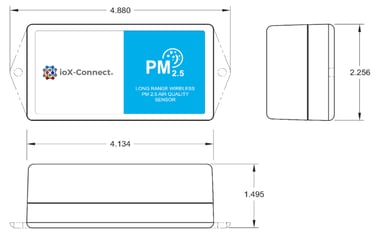 Air Quality PM2.5 Sensor Drawing