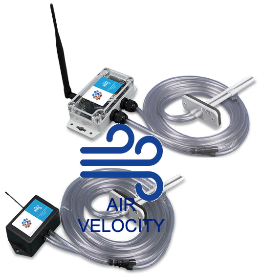 Wireless IoT Air Velocity Sensors