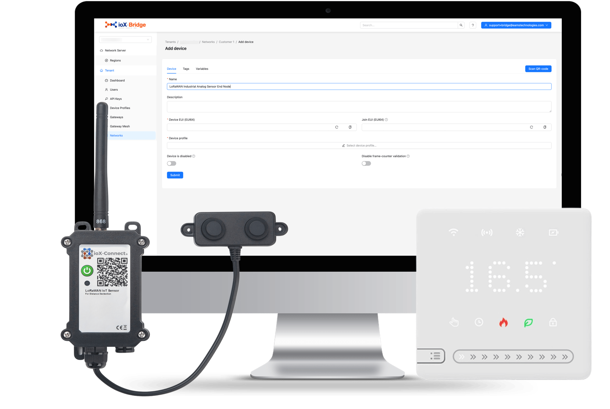 LoRaWAN Device Provisioning and Downlinks | ioX-Bridge