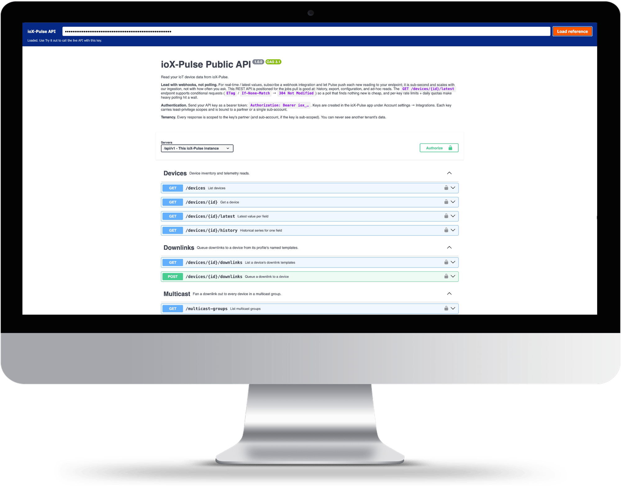 IoT platform API | IoT webhooks
