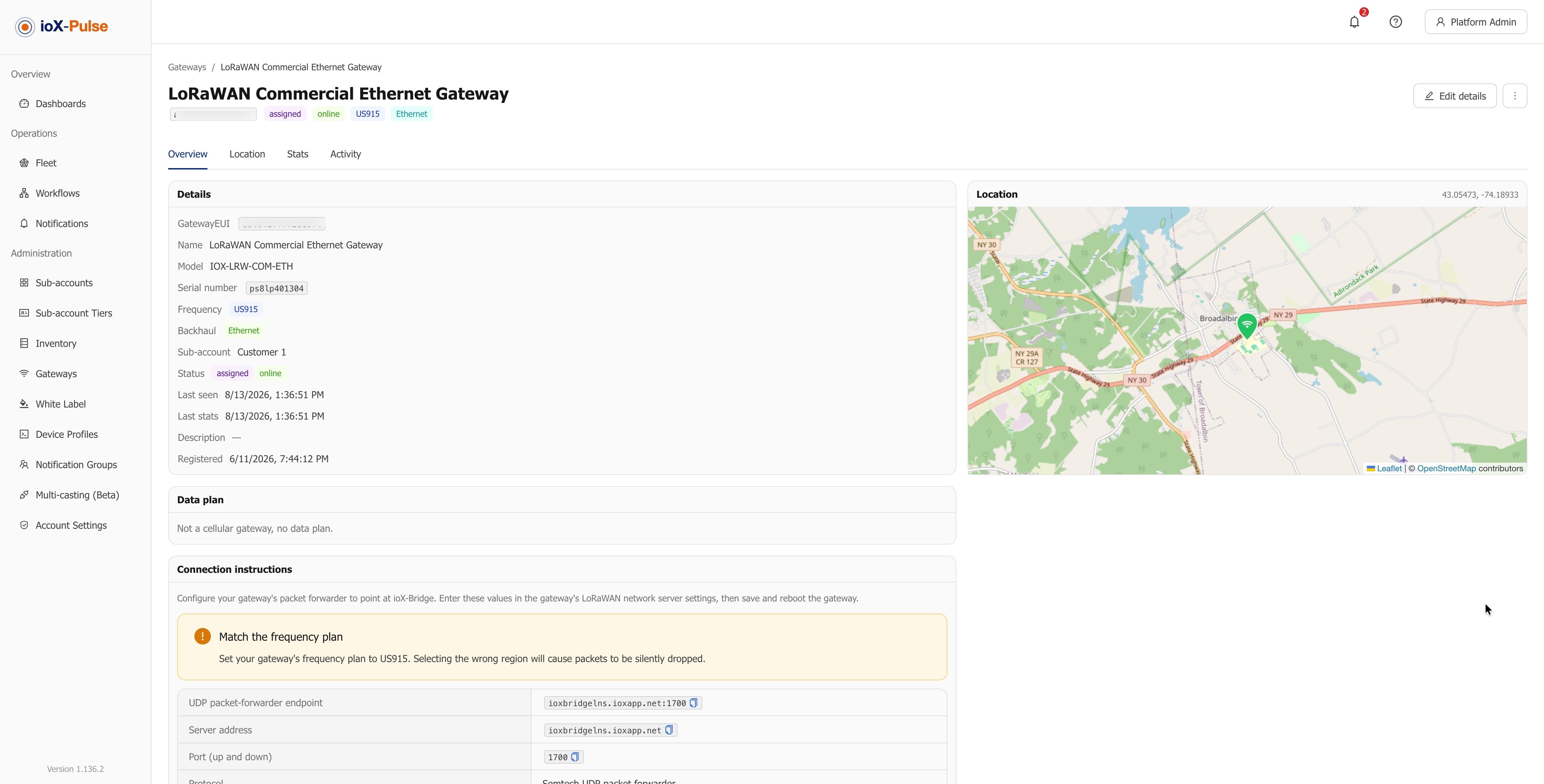 IoT Platform Gateway Management | ioX-Pulse