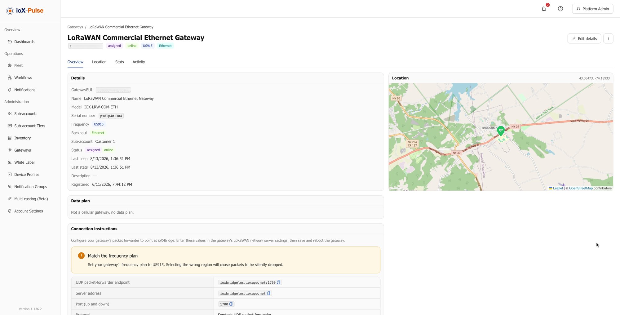 LoRaWAN gateway monitoring, gateway health, cellular LoRaWAN gateway, gateway coverage, gateway offline alert LoRaWAN gateway monitoring, gateway health, cellular LoRaWAN gateway, gateway coverage, gateway offline alert