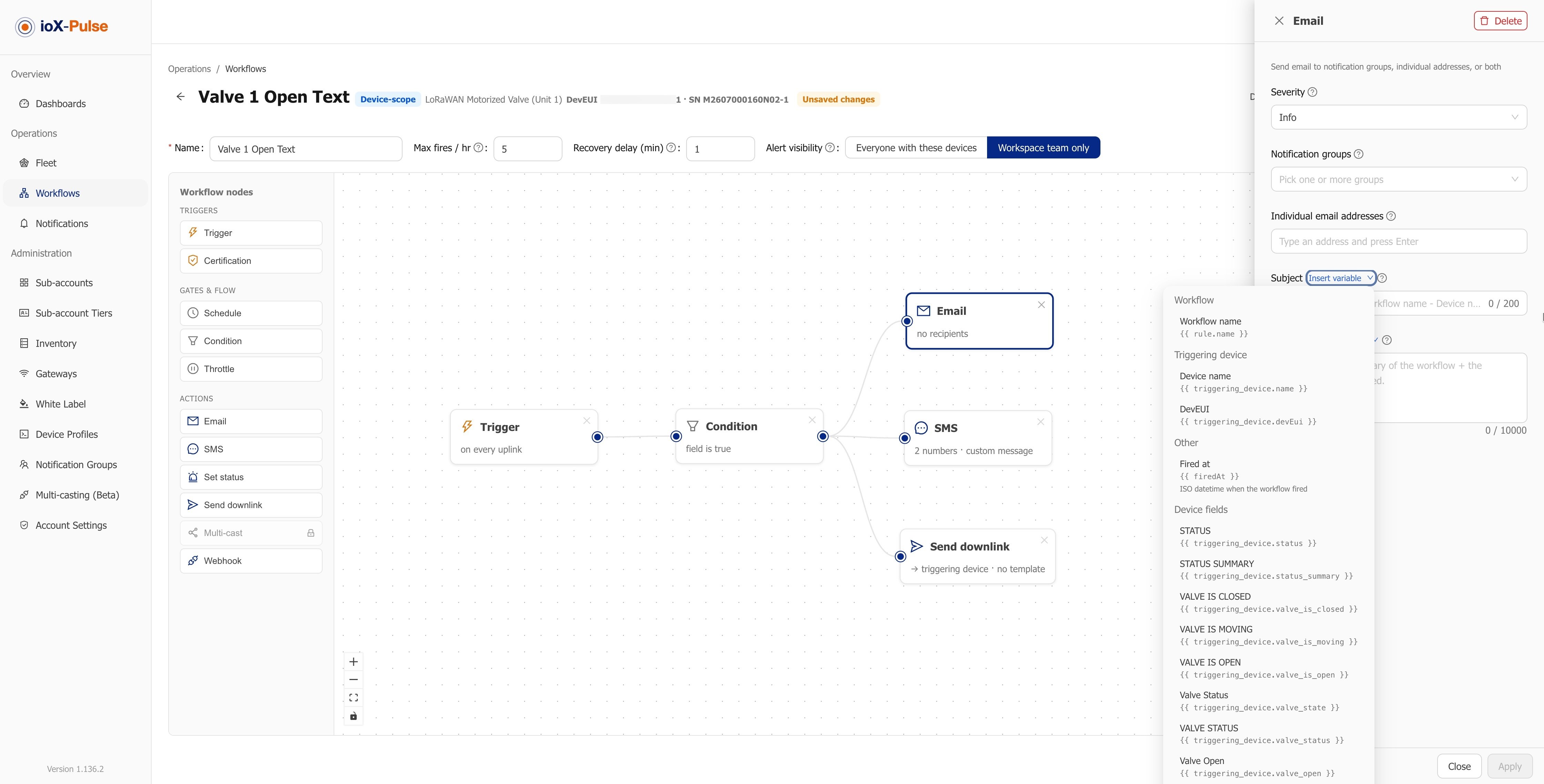 IoT Platform Alerts & Workflows | ioX-Pulse