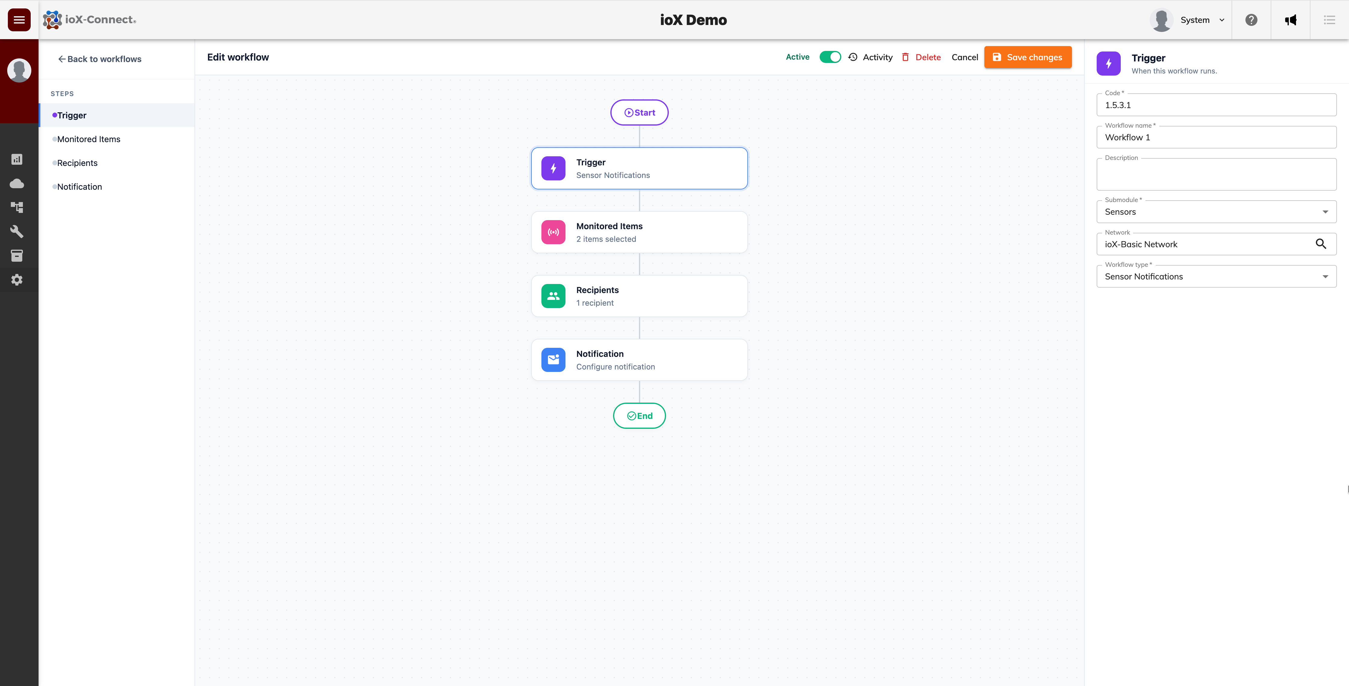 IoT Platform Notifications
