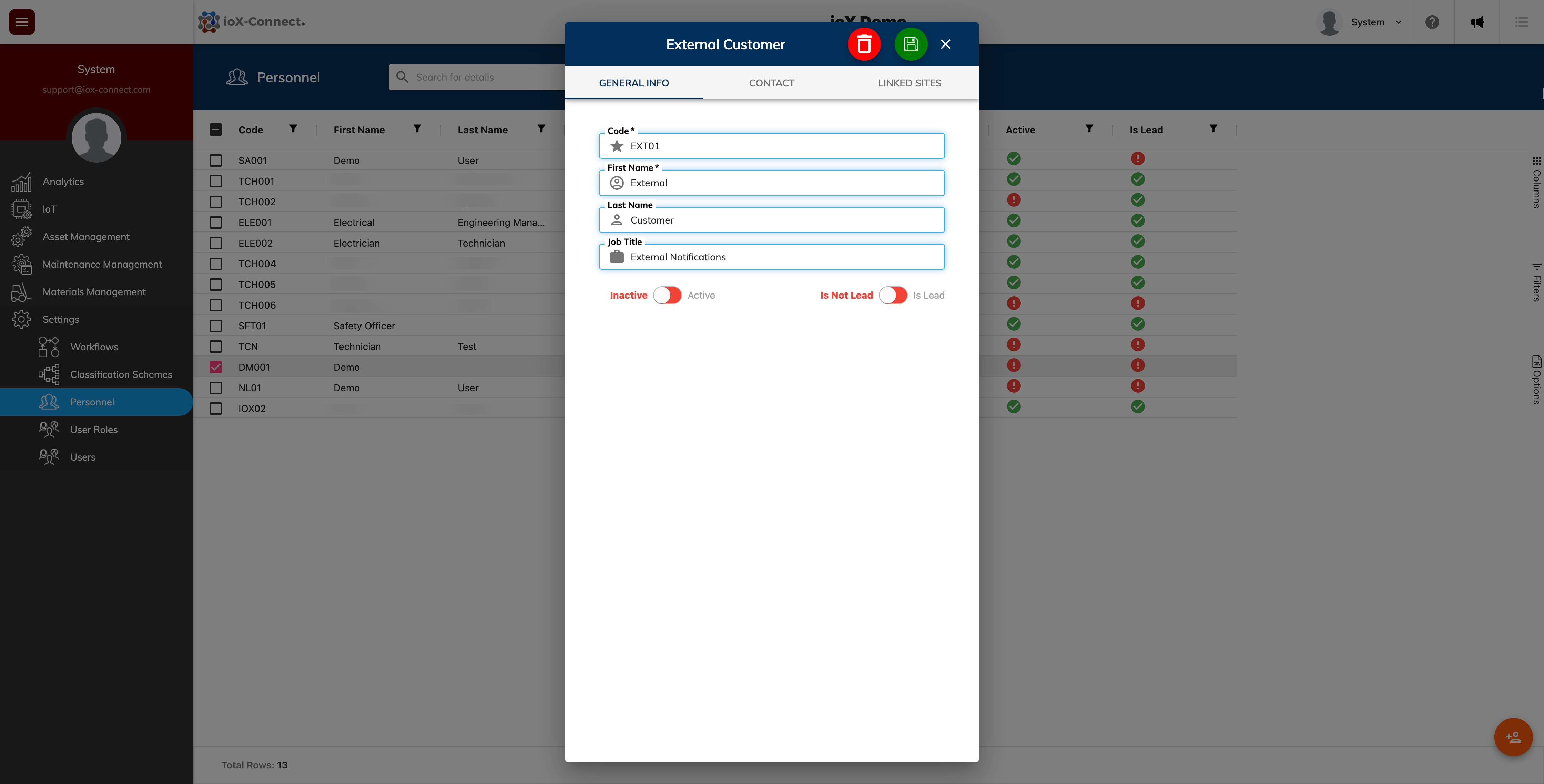 IoT notifications, external user access, IoT collaboration tools