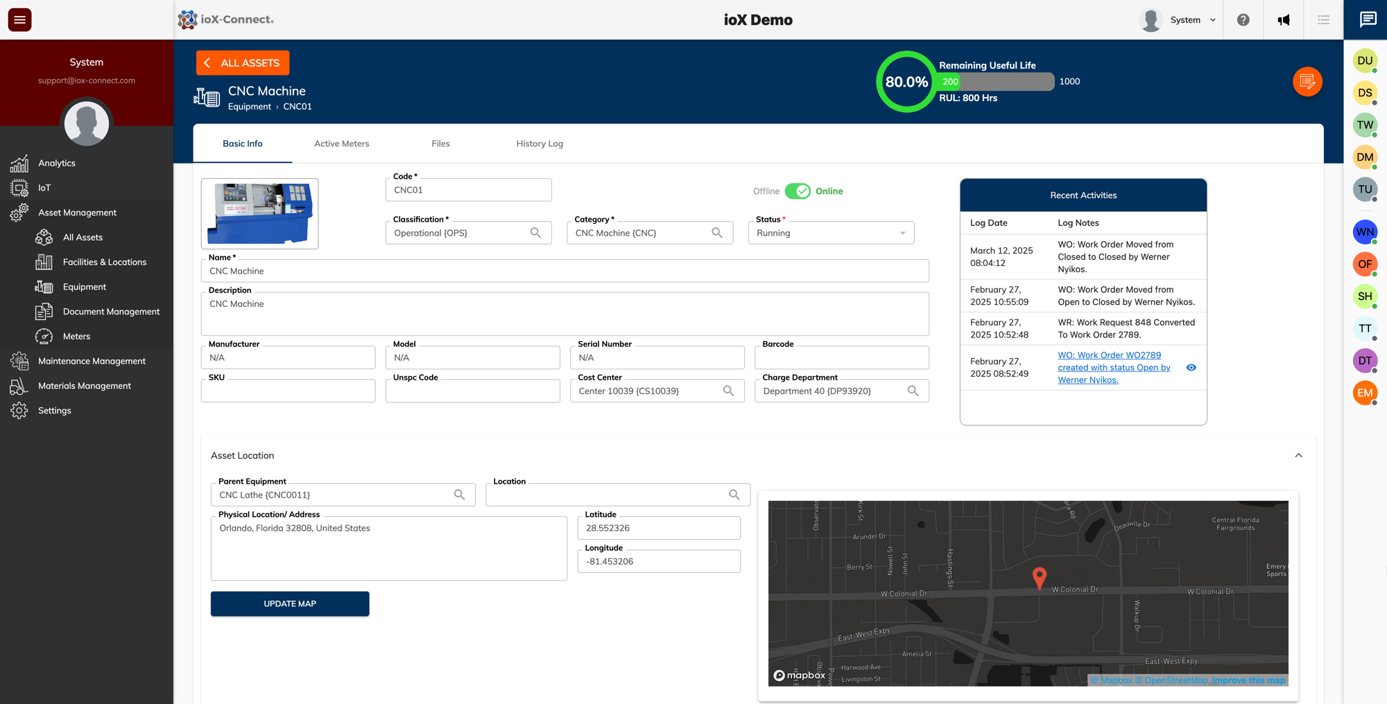 IoT asset tracking, connected maintenance software, CMMS integration